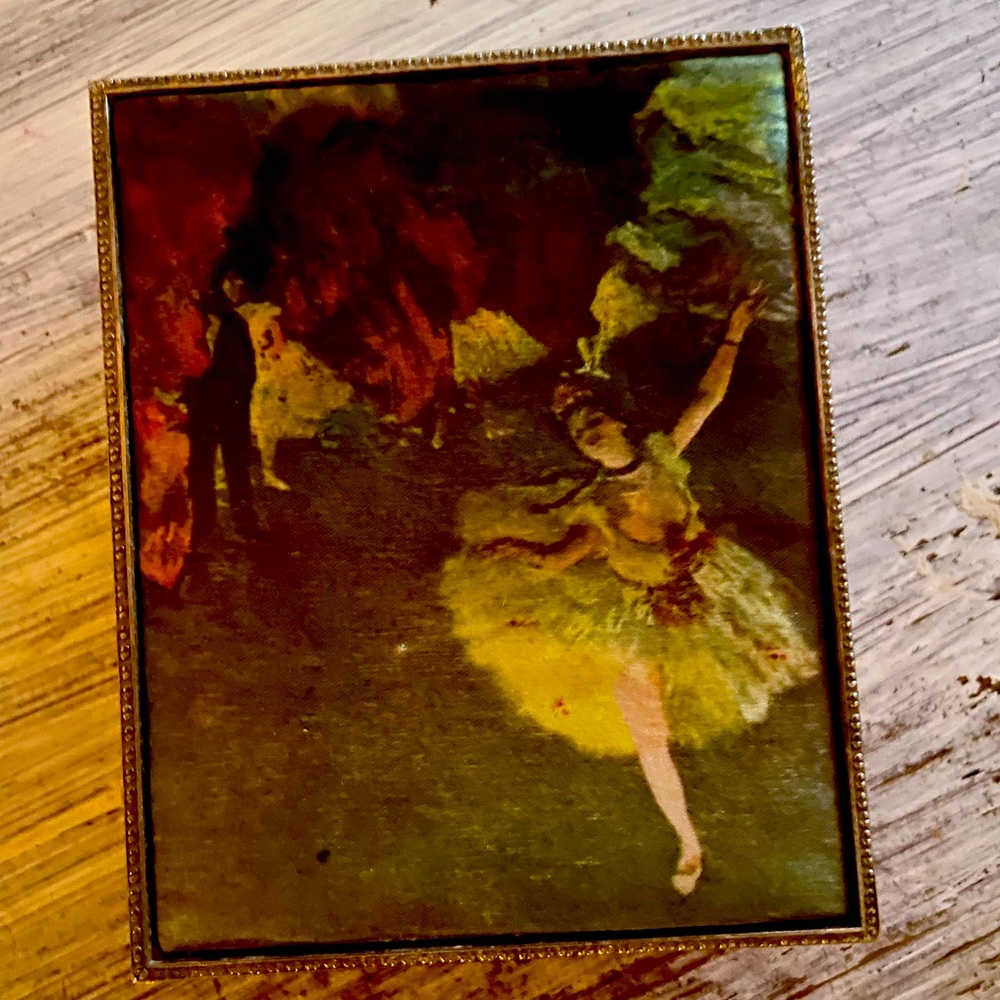 vintage Schmid bros. music box Swan Lake Music No. 130 “Dancers On Stage”